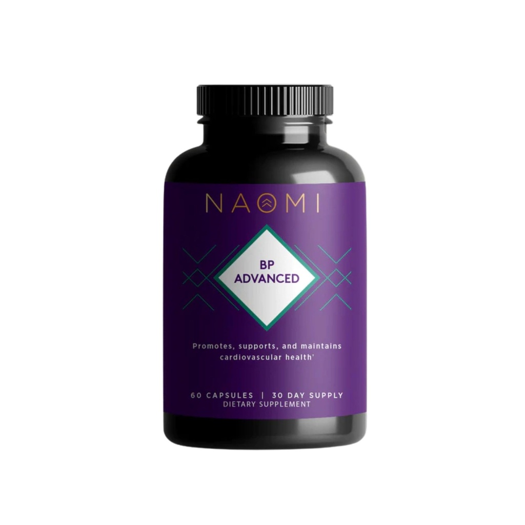 NAOMI BPの高度、血流および循環、Endothelial機能、サポート心血管および動脈の健康、1000mgオリーブ葉のエキス、180mcgビタミンK2 (小さい、60の計算)