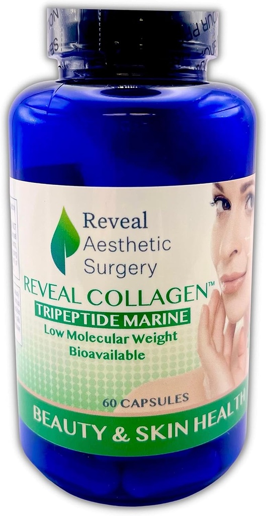 Reveal Collagen- Trieptideの海洋の低い分子量のbioavailable- 60のカプセル