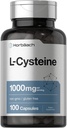ホアハチ L-Cysteine 1000mg | 100 パウダーカプセル | 非GMO、グルテンフリーサプリメント
