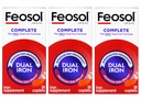 Feosol BiferaのHIP及びPICの鉄の補足、完了- 30の小冊子、3のパック
