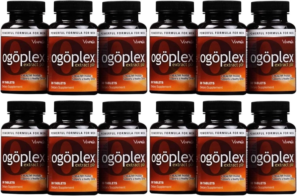 ogoplex® | グラマネックス®スウェーデン花粉と男性の前立腺の健康と尿補助サプリメント, ソーパルメット, フィトステロール&リコピン - 1 ヶ月の供給 (12 パック)