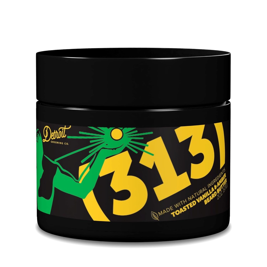 ドトロイトグルーミング男性用ベアドバター | 軟化剤・増粘剤・サフワリ油・シアバター配合 | 313セント・2oz