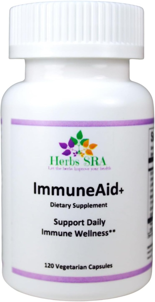 ImmuneAid+ - Betaine Anhydrous&L-Methionineによる食餌療法免疫サポートは、米国で作られた全身の健康と解毒、120ベジーキャップを促進します