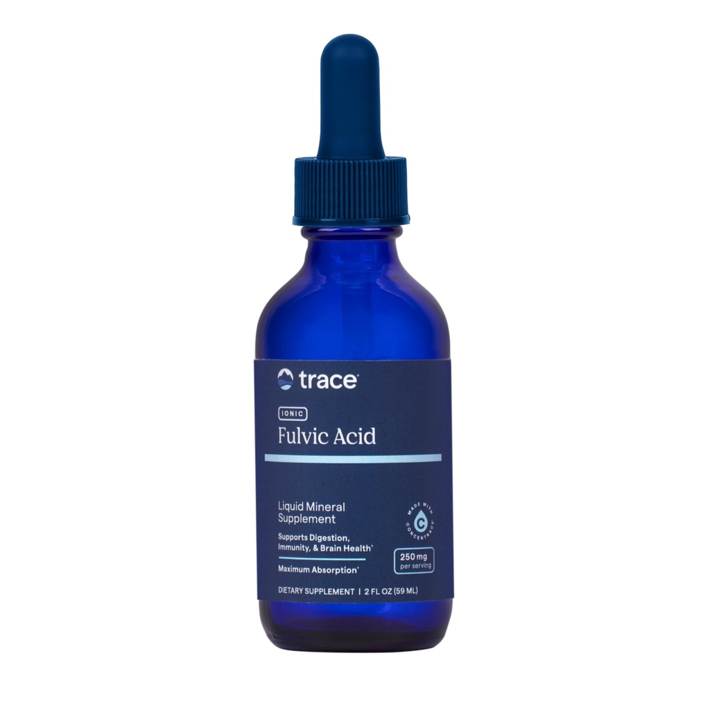 Trace Minerals Ionicフルヴィク酸250mg - 水分補給とエネルギー生産をサポートするエッセンシャルミネラルサプリメント - エイド筋肉耐久性 - 健康的な消化のための液体サプリメント - 2 fl oz (59 サービング)
