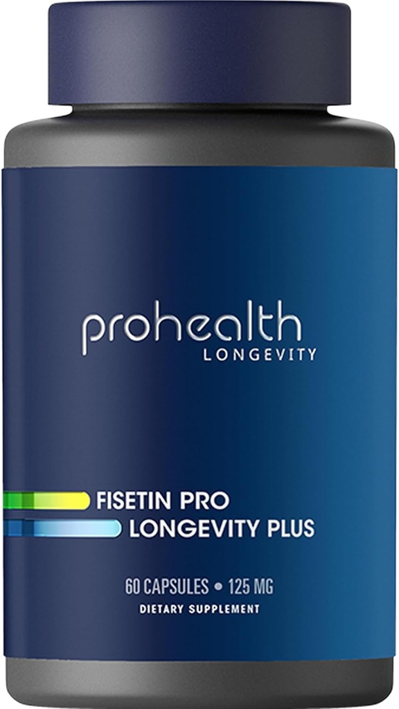 ProHealth Fisetinはポリフェノールのブレンド+ MCTオイルからのよりよい吸収を補います。第3党は純粋なテストしました。米国は製造しました。 強力な抗酸化剤+セノリティック。 Fisetinの補足125mg X 60のサービング
