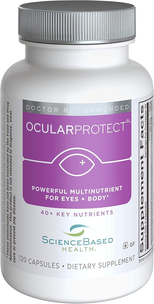OcularProtectの全身の方式-専門にされた目及びボディMultinutrient - 120のカプセル