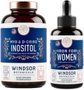 WINDSOR BOTANICALS Inositol and Women's Iron Fertility and Pregnancy Support Bundle