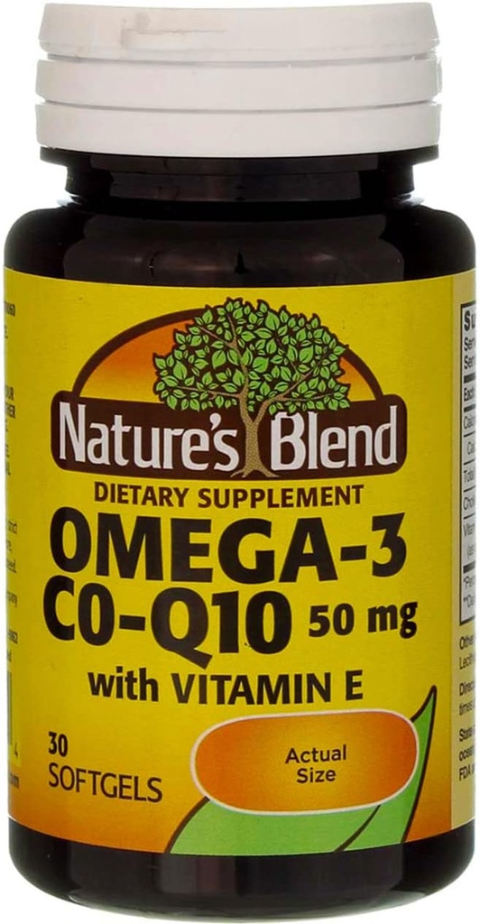Nature's Blend Co-Q10 & Omega-3 30 Sgels, オーストラリア
