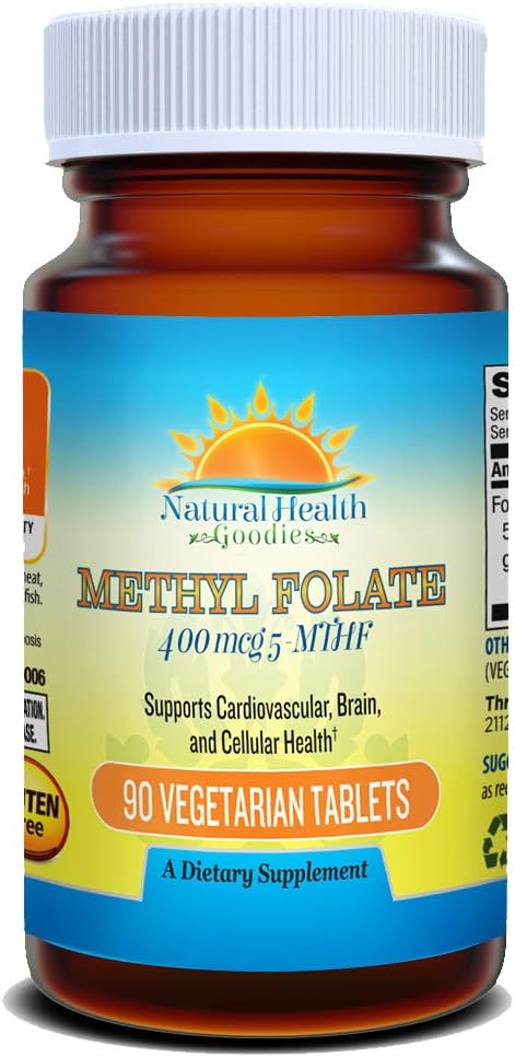 Active Folate Quatrefolic Acid 5-MTHF Methylfolate Smart Choice for Prenatal Heart & Brain Development vs Synthetic Folic Acid
