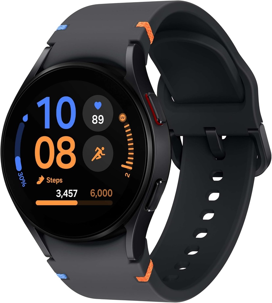 Samsung Galaxy Watch FE 40mm Bluetooth AI Smartwatch w/Fitness Tracking、BIA Sensor、パーソナライズされたHRゾーン、ハートレートトラッカー、スリープモニター、2024、ブラック [USバージョン、1Yrメーカー保証]