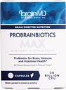 Dr Amen BrainMD ProBrainBiotics MAX - 30 Capsules - Probiotics for Brain, Immune & Intestinal Health - Gluten Free - 30 Servings