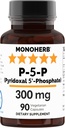 モノーエルブピリドキサール5 - リン酸300mg - 90ベジタリアンカプセル - P5P 活性ビタミンB6 - 高活性ビタミンB6