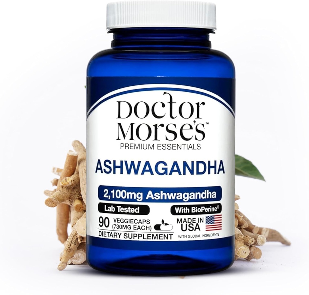 Ashwagandha 2100mgの補足、純粋なAshwagandhaの粉および根のエキス、FDA登録済、NSF認定施設で作られたBioperineの黒のペッパー、サポート健康な圧力レベル、90のカプセル