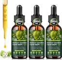 (3パック)サワーソップグラビオラ液滴2000mg、細胞サポート&再生のための98%吸収、免疫ブースト、肝臓、ハーブグッズ、サワーソップビター液体砂糖/グルテンフリー、ナチュラルフレーバー、6 Flオズ