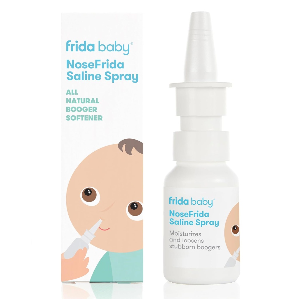 Frida Baby NoseFrida Saline Mist Spray、Baby Saline Nasal Spray Decongestant(Baby Saline Nasal Spray Decongestant)、Soften Nasal Passages(Soften Nasal Passages)、0.68 floz へのアレルギー緩和と混雑緩和