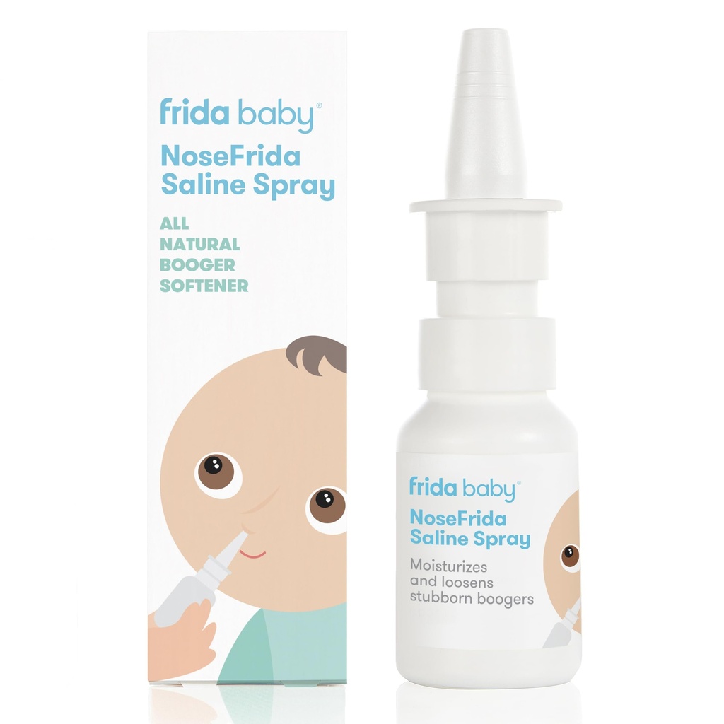 Frida Baby NoseFrida Saline Mist Spray、Baby Saline Nasal Spray Decongestant(Baby Saline Nasal Spray Decongestant)、Soften Nasal Passages(Soften Nasal Passages)、0.68 floz へのアレルギー緩和と混雑緩和
