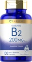 Carlyle Vitamin B-2 | Riboflavin | 200mg | 150 Count | Vegetarian, Non-GMO & Gluten Free Essential Supplement
