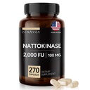 ナトキナーゼサプリメント - 2000 酵素のFU - ナトキナーゼの270カプセル100mg - グルテンフリー、非GMO、ビーガン