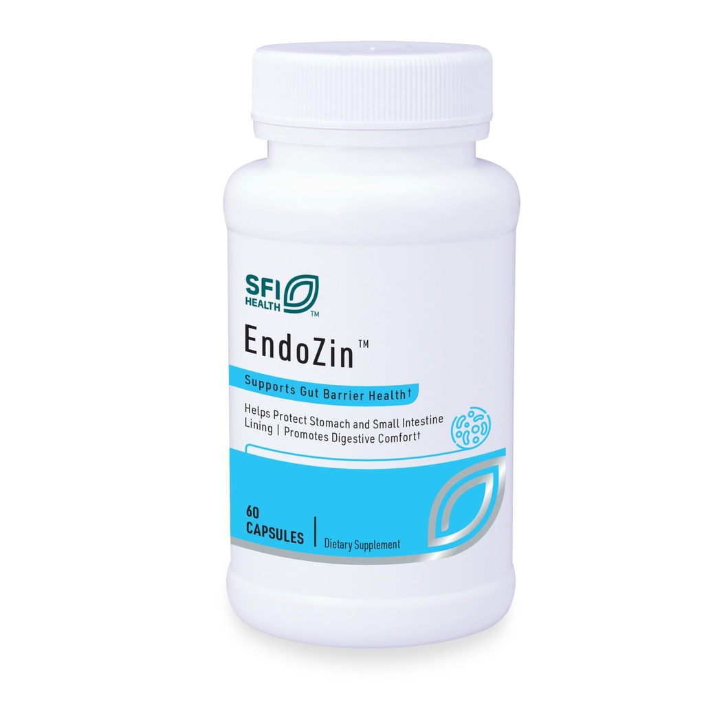 SFI健康クライアLabs Endozin - 腸バリア機能、Hypoallergenic(60カプセル)をサポートするL-グルタミンと亜鉛カルノシンコンプレックス