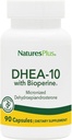 Natures Plus DHEA-10 with Bioperine - 10mg、90ベジタリアンカプセル - グルテンフリー - 90サービング