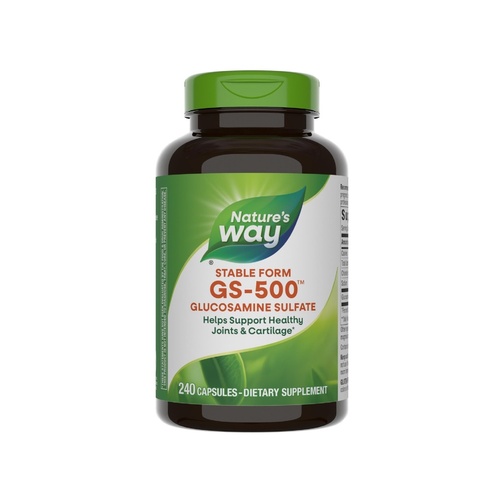 Nature's Way GS-500グルコサミン硫酸塩、共同健康サポート補足*、240カプセル