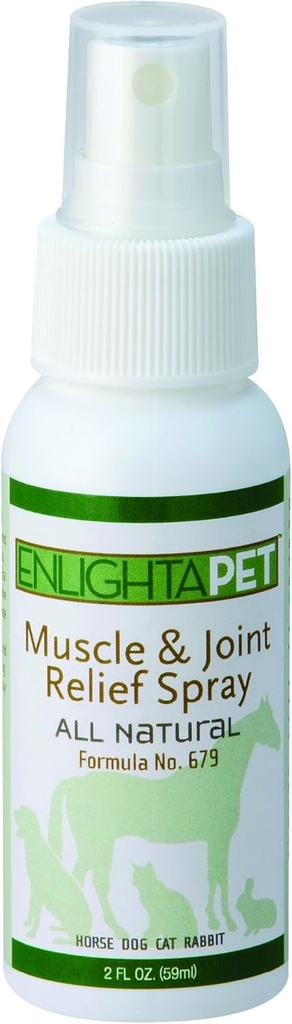 JADIENCE Dog, Cat, Horse Sore Muscle痛みの軽減スプレー: 2oz | ヒップ&ジョイントケアヒーリング薬 | 自然トリートメントからソアテ&サポート | 老若動物のハーブリラクサ | 啓発