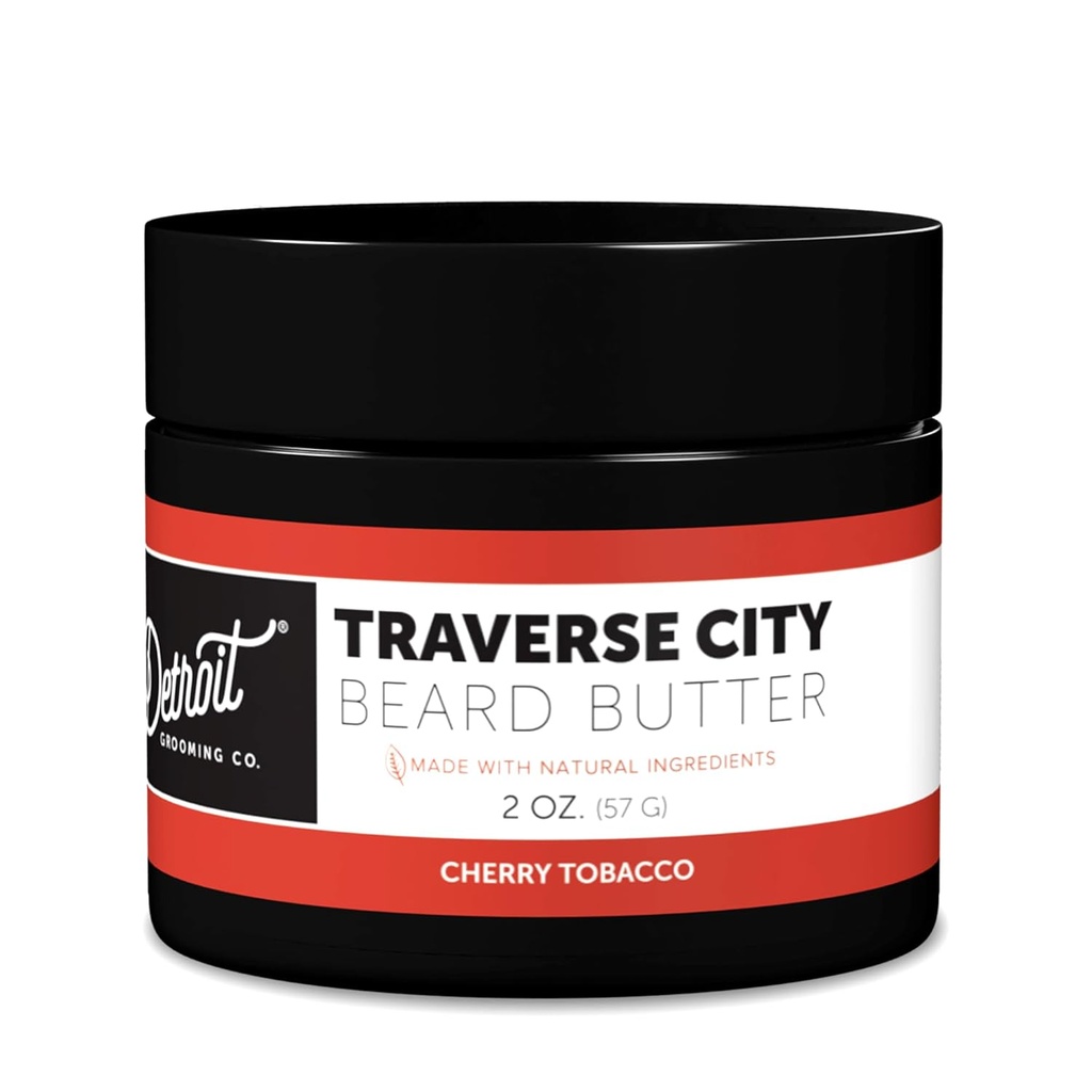 ドトロイト・グルーミング(男性用ベアード・バター) | 軟化剤・濃厚剤・ヒドロワーズ(サフワリ油・シアバター) | トラバース・シティ・セント・2oz