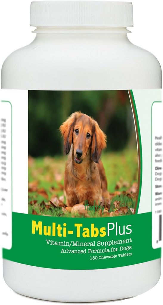 Healthy Breeds Dachshund Multi-Tabs Plus Chewable Tablets 180 Count