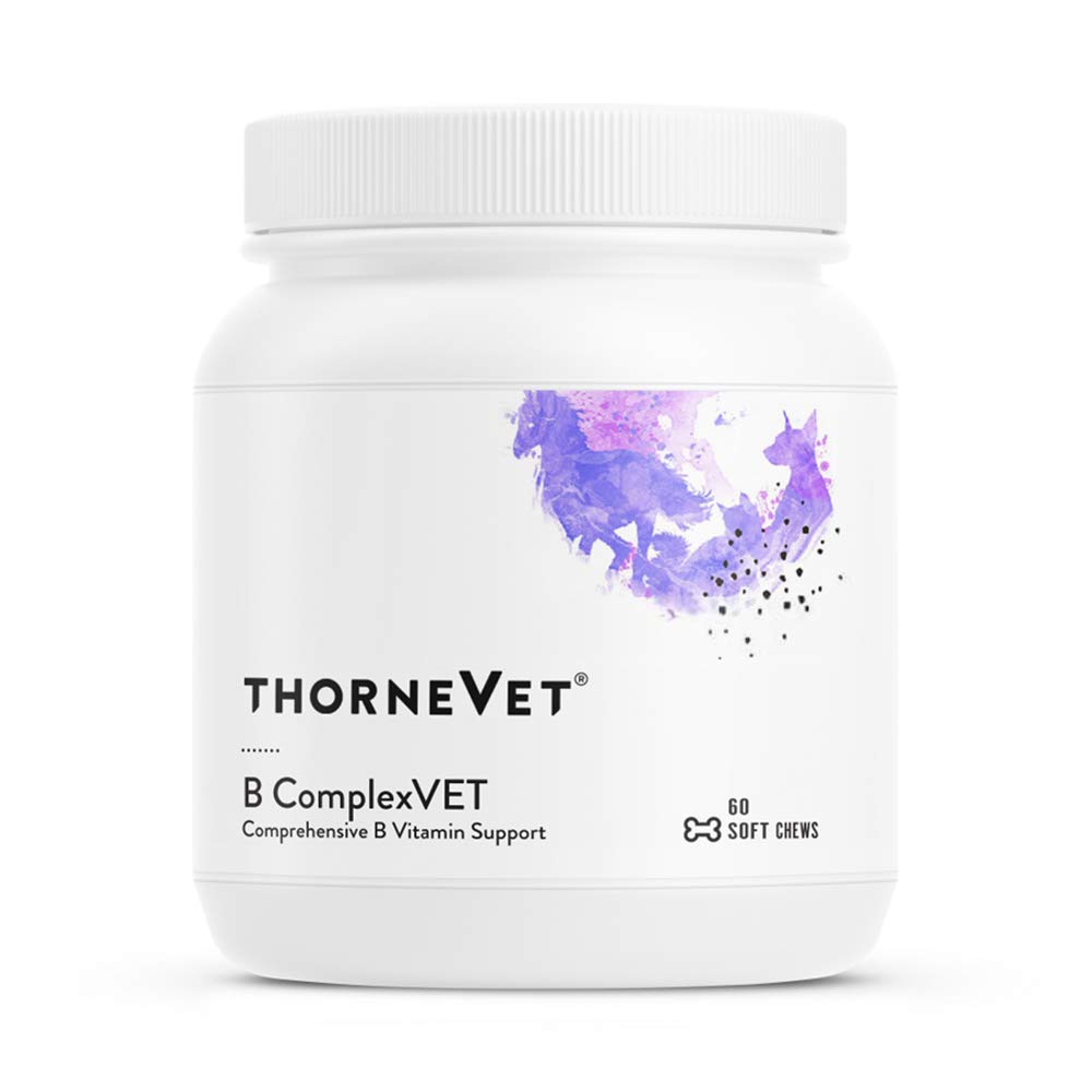 ThorneVET B ComplexVET - ビタミンB犬と猫のための複雑なサポート - 60ソフト咀嚼
