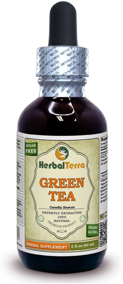 草のテラLLCの緑茶(Camellia Sinensis)チンキ、有機性乾燥された葉の液体のエキス2のoz