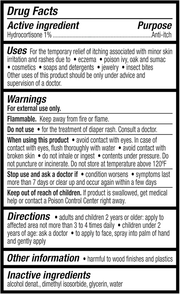 Maker Explorador Equate Maximum Strength Cortisone Anti-Itch Spray, 3 oz Sponge Card Gift