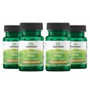 Swanson L. Reuteri Probiotic Plus w/L. Rhamnosus L. Acidophilus & FOS Prebiotic Digestive Support - Gut Health w/ 7 Billion CFU per Capsule - (30 Veggie Capsules) (4 パック)