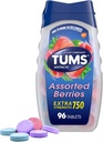 TUMS の余分強さは Heartburn の救助、96 の計算のためのベリーの蟻酸のタブレットを分類しました