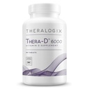 Theralogix Thera-D 6000 ビタミン D サプリメント - 6,000 IU (150 mcg) ビタミン D3 錠 - 90 日の供給 - 女性と男性のための免疫サポートサプリメント - Aids Bone & Heart Health - NSF 認定 - 90 錠