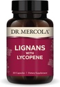 Mercola Lignans博士、Lycopeneサプリメント、30サービング(30カプセル)、非GMO、大豆フリー、グルテンフリー、グルテンフリー