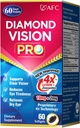 AFC Japan Diamond Vision PRO - 改良、アップセージド式 - ルテイン&ゼアキサンチン4X - 視覚健康成人用サプリメント、スクリーンエクスポージャー、ナイトユース、60Softgels