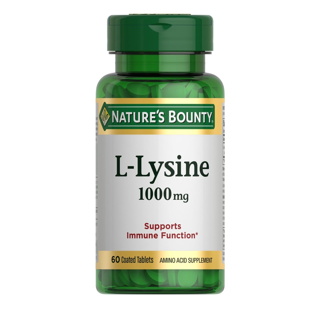 Nature's Bounty L-Lysine 1000mg、60錠(3パック)
