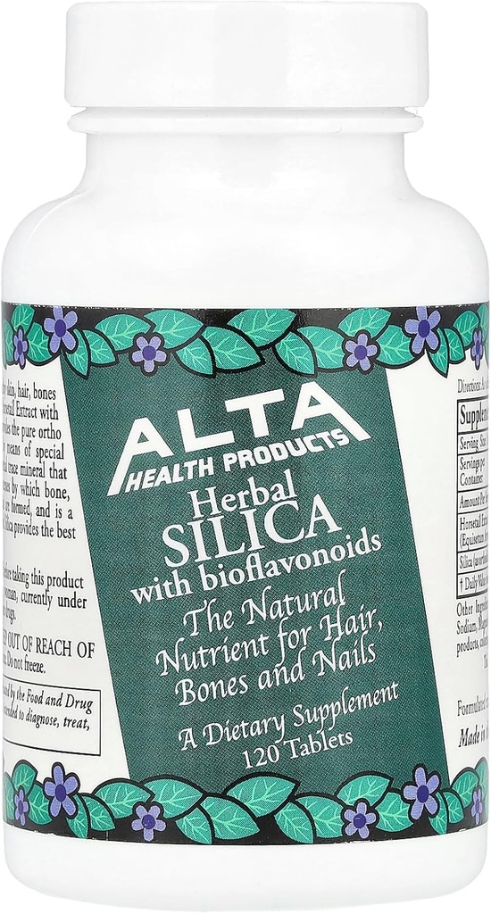 Alta Health Products - Silica with Bioflavonoids, 500 mg, 120 Tablets
