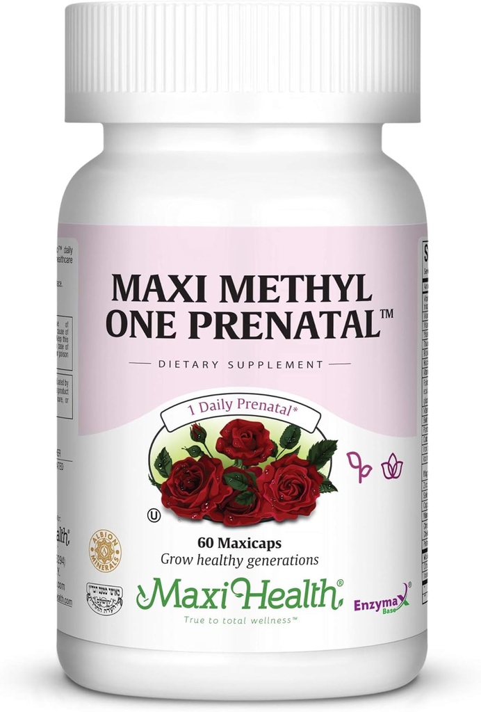 Methylated FolateおよびGentleの鉄、60の計算の日のPrenatal方式ごとのMaxi 1