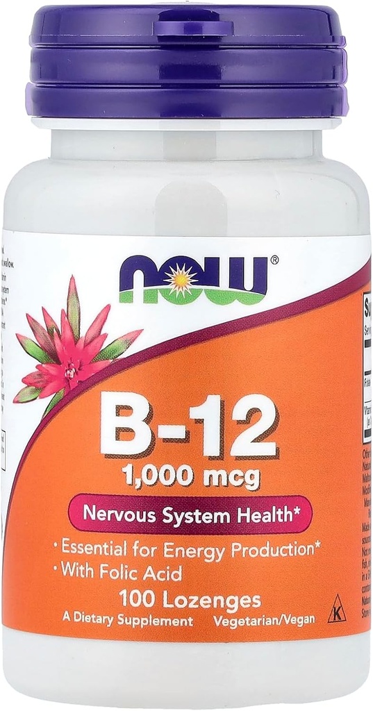NOW Foods B-12、100 ローゼンジ