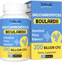 Saccharomyces Boulardii Probiotics 200 Billion CFUsの腸、腸、腸、腸、免疫及び消化器の健康、耐酸性及び棚安定剤、60日の供給のための臨床的にStudied Probiotic