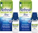 RELIEVA PF Xtraの防腐剤なしの人工的な涙の潤滑油の目の低下、2x0.33のflのoz (20 mL)、2の計算を新たにして下さい