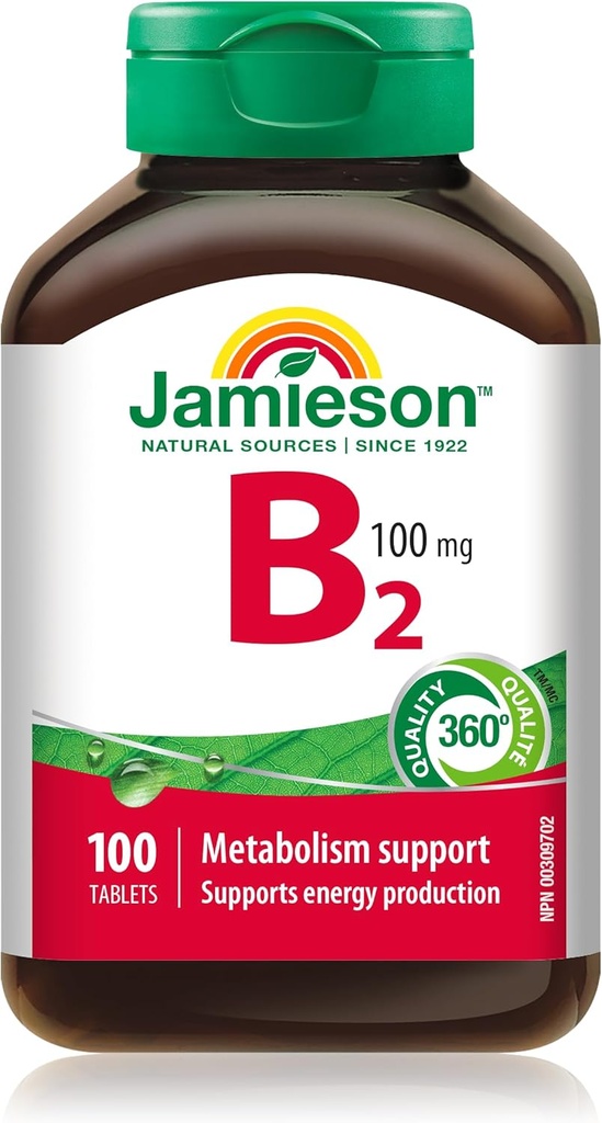 ジャミヨンビタミンB2(リボフラビン)100mg、100錠