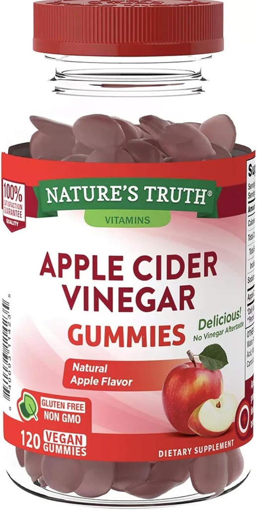 Nature's Truth Apple Cider Vinegar Gummies、120 カウント