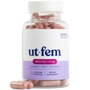 UT-Fem保護 - 女性のための尿路防護、尿路の健康、D-Mannose、クランベリー+ハイビスカス、ナチュラルサプリメント - 60ビーガンカプセルを保護するための3-in-1毎日の防衛式