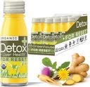 Greenhouse Juice Detox Wellness Shots Organic Immunity Shots Juice Liver Health Wellness + Anti-Inflammatory with Ginseng, Milk Thistle, and Dandelion Vegan & Gluten-Free (2 Oz, Pack of 12)