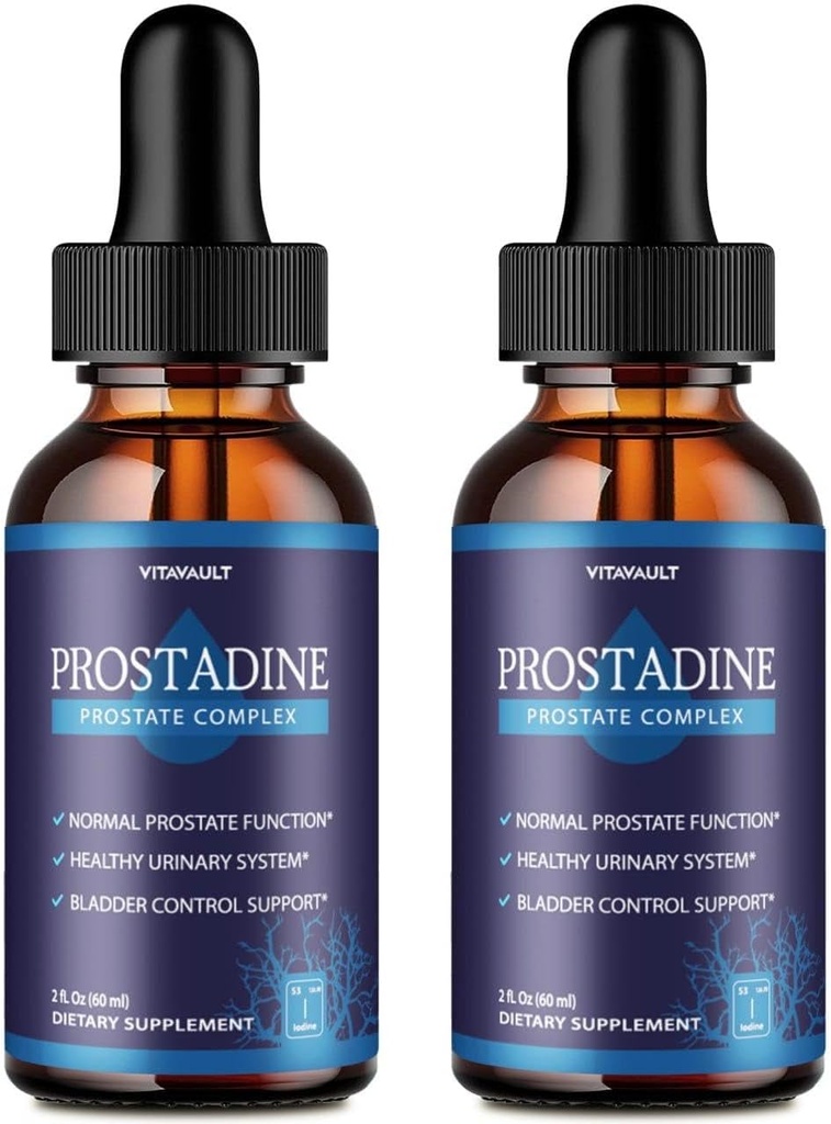 Prostadine、有効な前立腺サポート液体の低下、全面的な前立腺のウェルネス、使いやすい低下の形態(2パック)のための高度に評価されるProstadine
