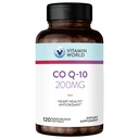 ビタミンの世界CoQ10 200のmgのSoftgelsの酸化防止サポート、中心の健康及びエネルギーの生産、グルテンフリー、120の急速な解放のSoftgelsのためのCoenzyme Q10の補足