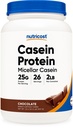 Nutricostカゼインプロテインパウダー2lbチョコレート - Micellarカゼイン、グルテンフリー、非GMO