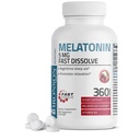 Bronson Melatonin 5mgの速い分解のチェリーの味はビタミンB6 - Nighttimeの睡眠の援助と錠剤にします - リラックスを促進します、360のベジタリアンの咀嚼可能なロッジ